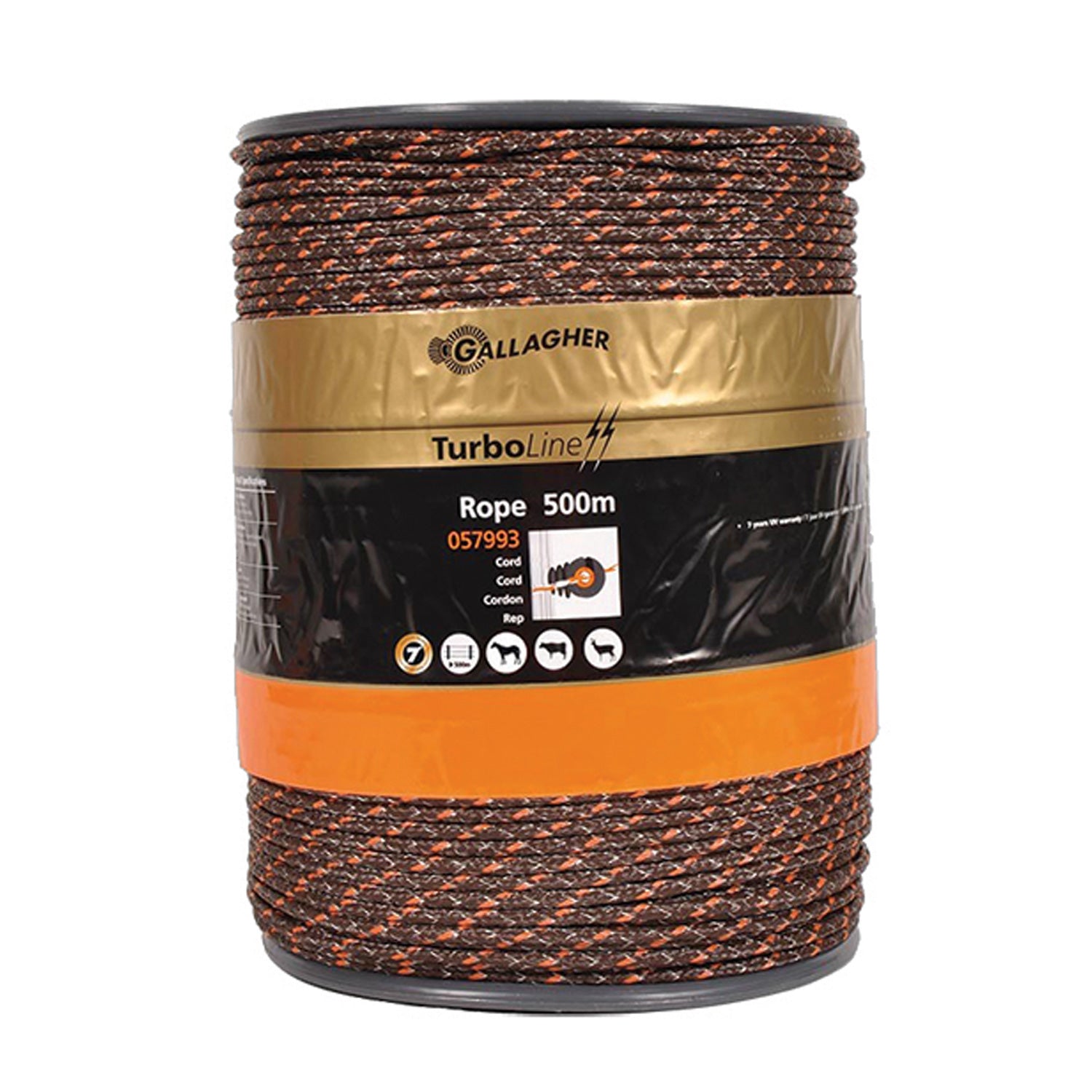 Turboline Cord Kordel braun/orange