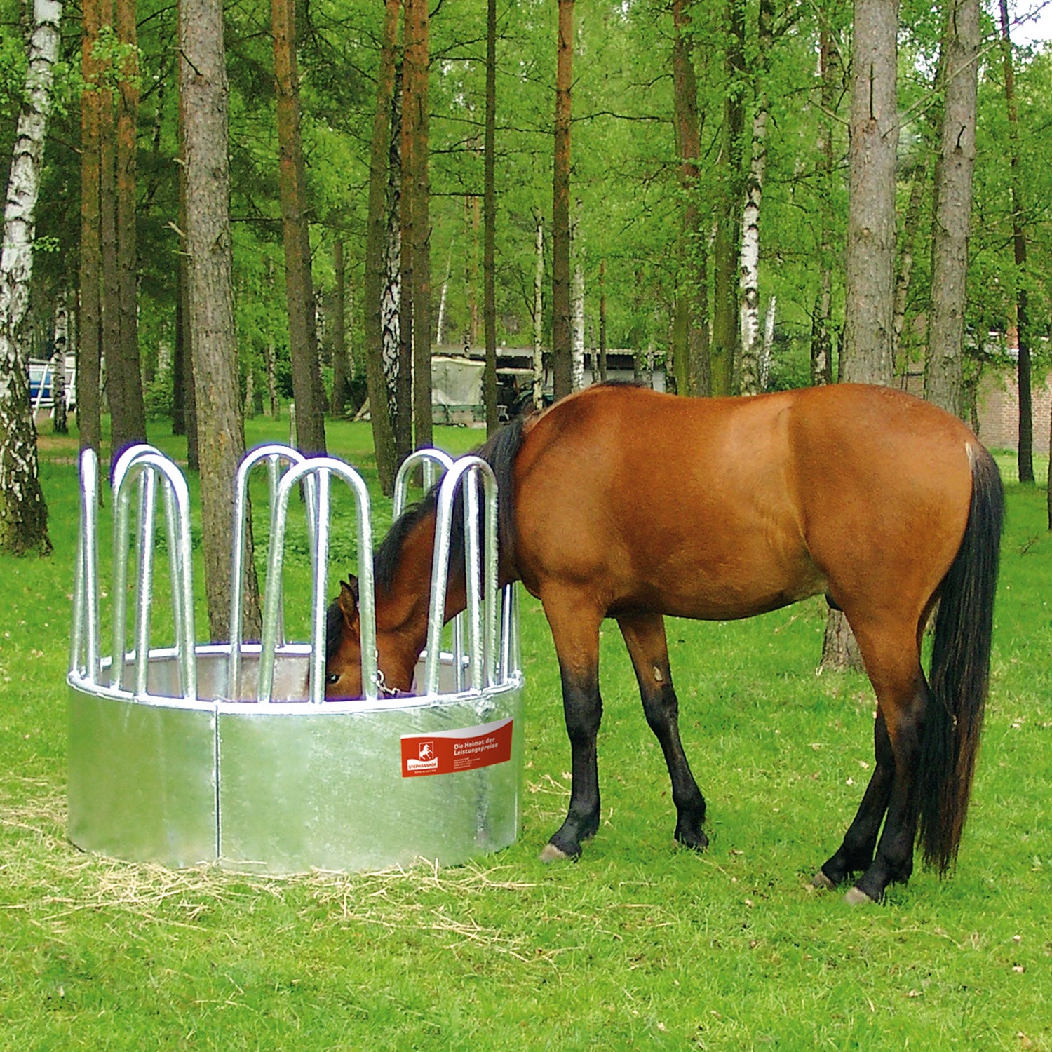 Rundraufe Mini mit 8 Fressplätzen