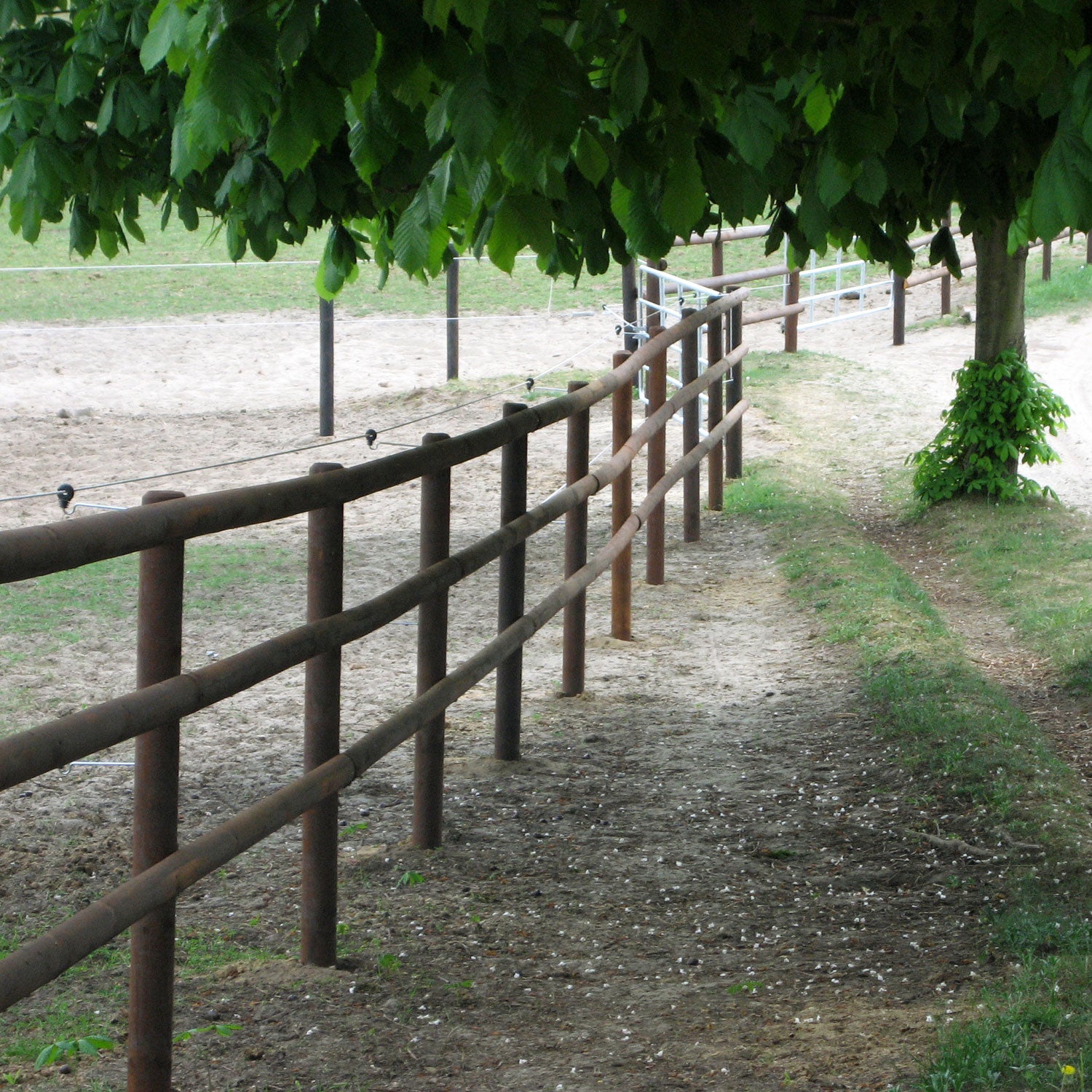 12cm Holzpfahl Kiefer KDI Salz Braun Eck-u.Torpfosten