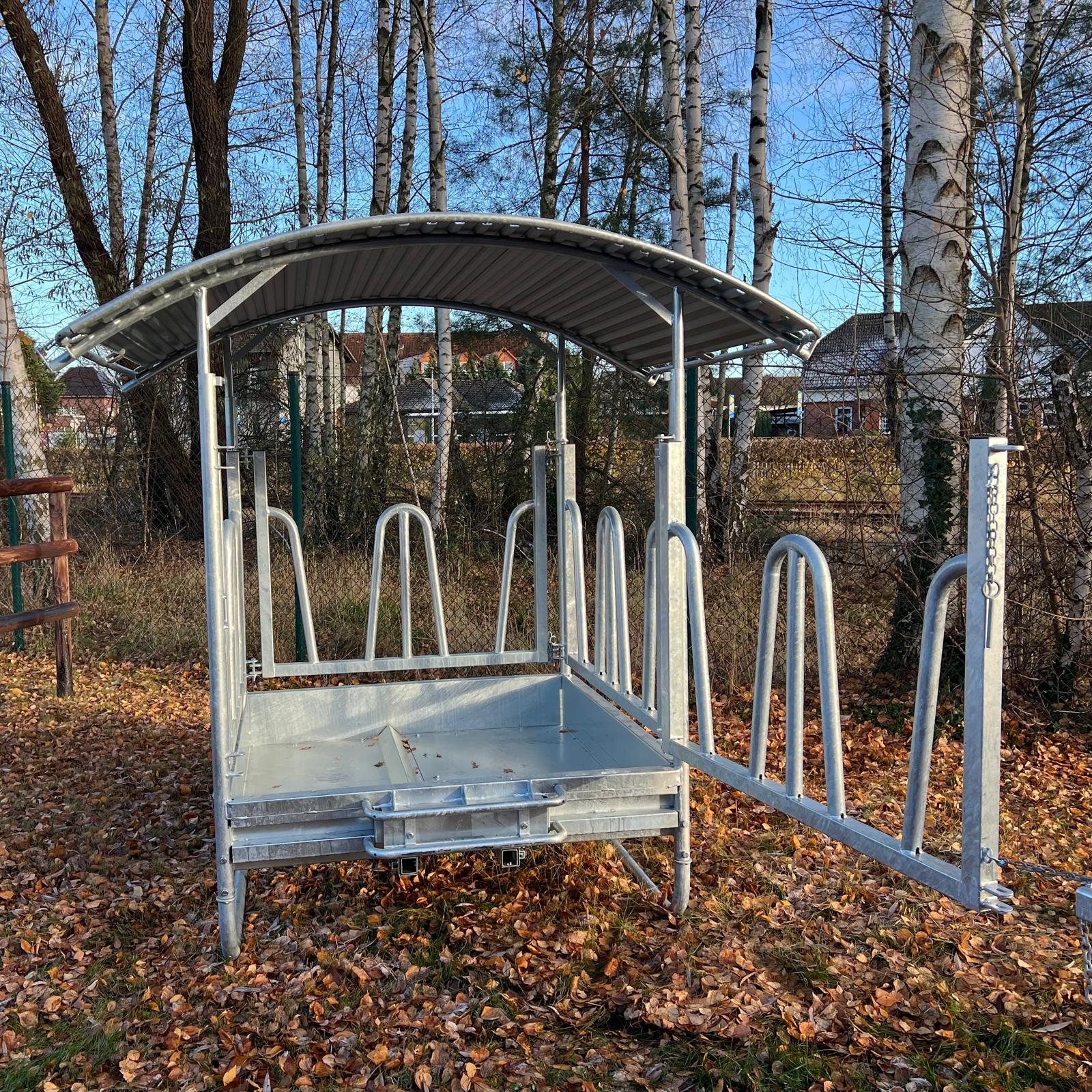 Eco-Palisadenfutterraufe 1.5x1.5m