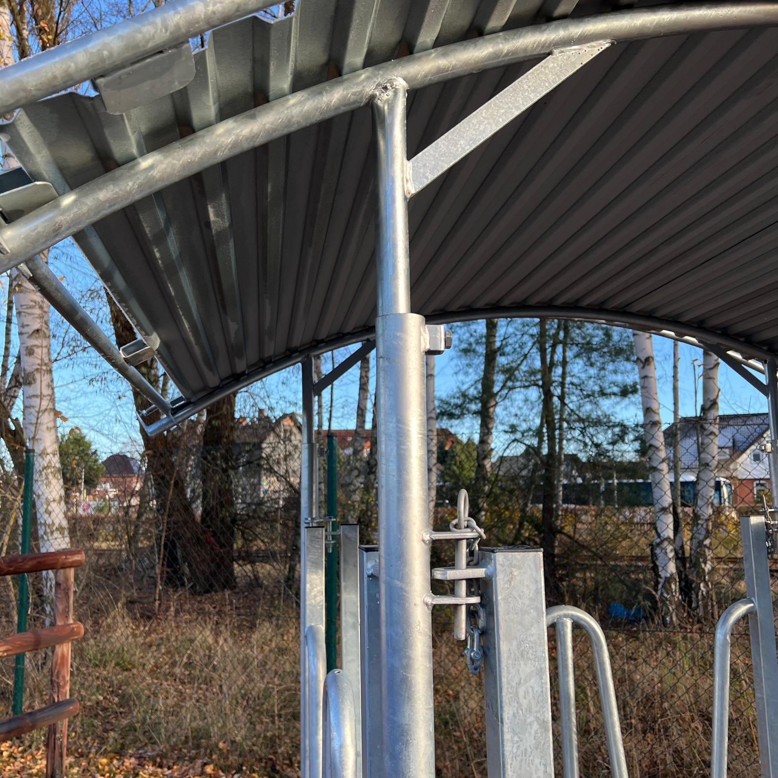 Eco-Palisadenfutterraufe 1.5x1.5m