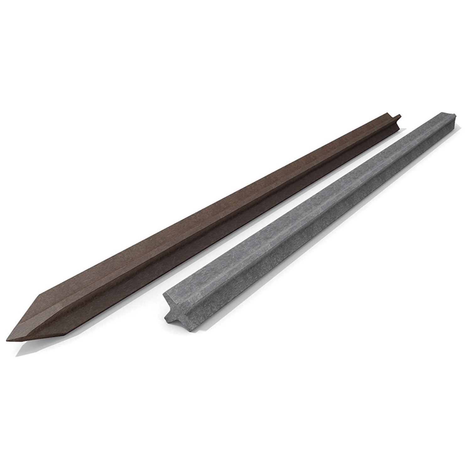 7x7cm Kreuzprofil ReKu-Pfahl Recyclingpfahl