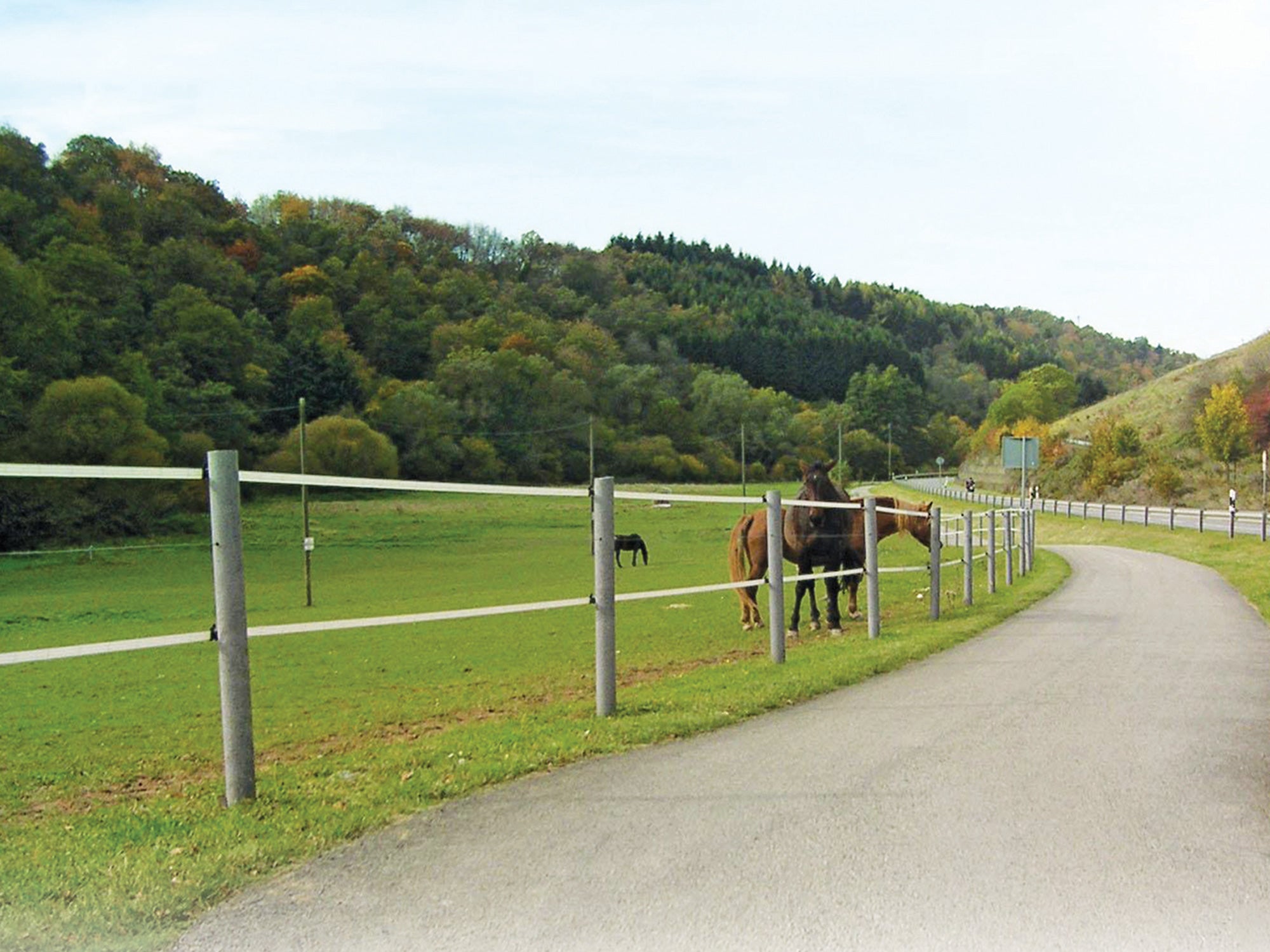 6cm Rundprofil ReKu-Pfahl Recyclingpfahl