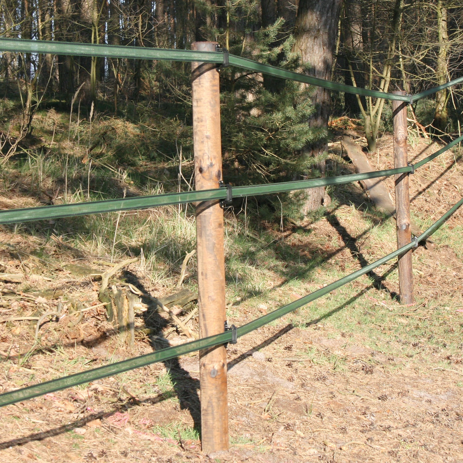 10cm Holzpfahl Kiefer KDI Salz Braun