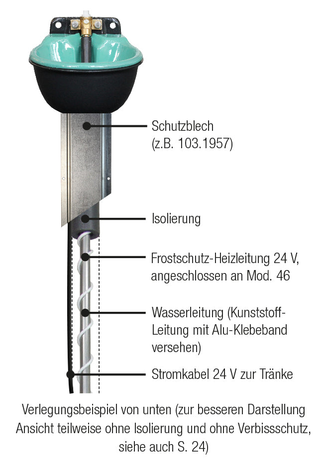Suevia Mod. 46 Tränkebecken