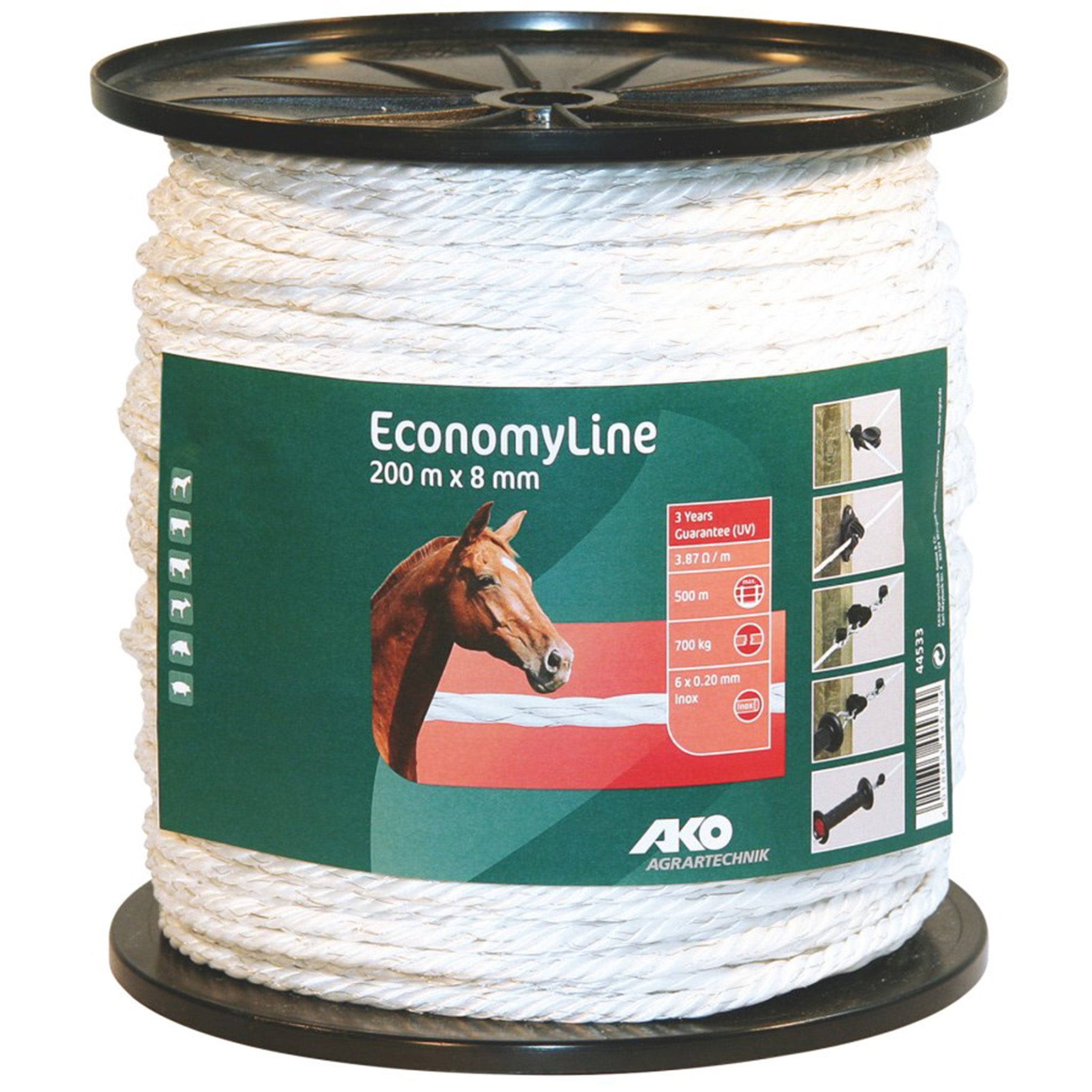 EconomyLine Kordel 8mm 200m