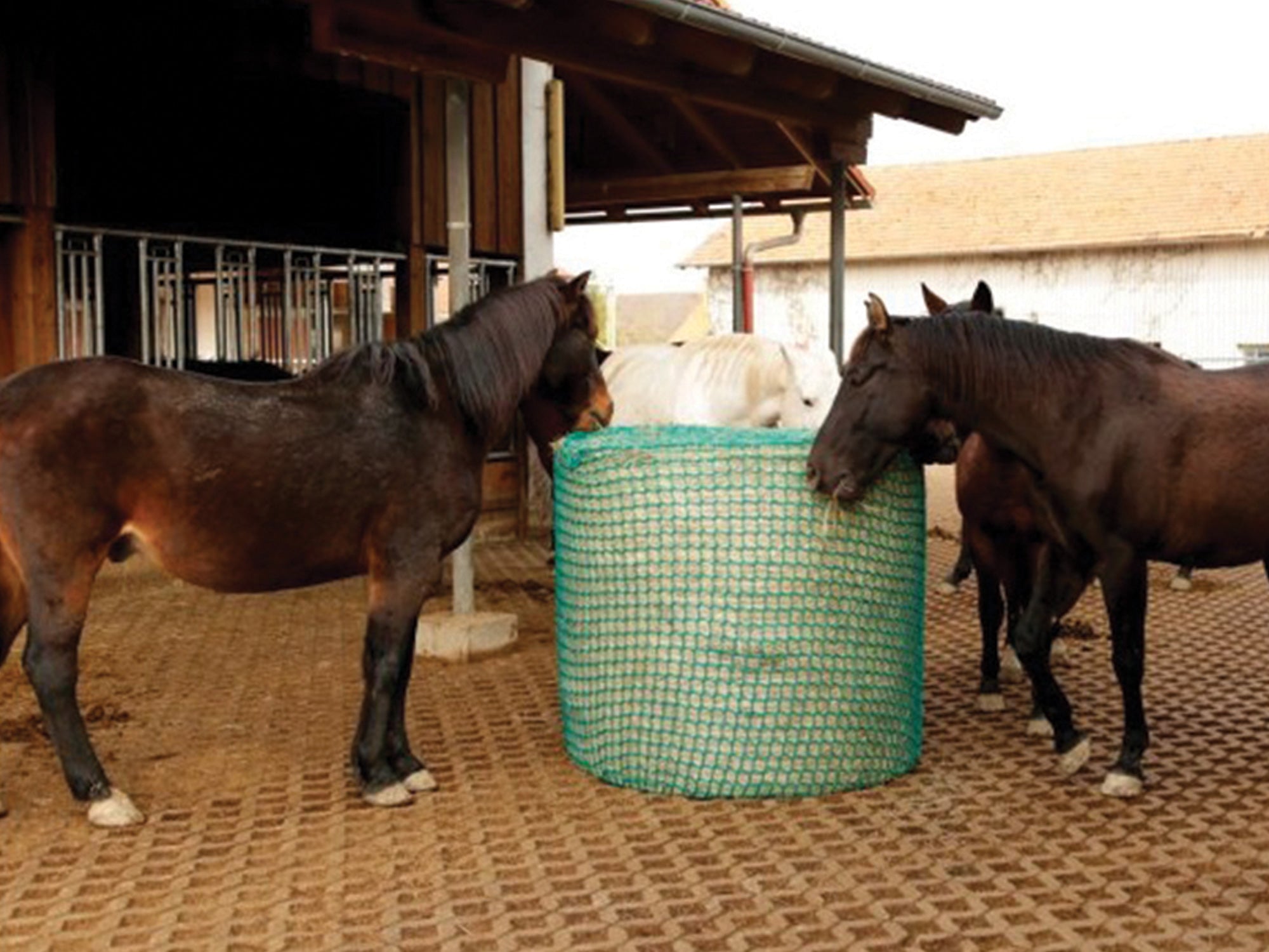 Kastennetze für Rundballen