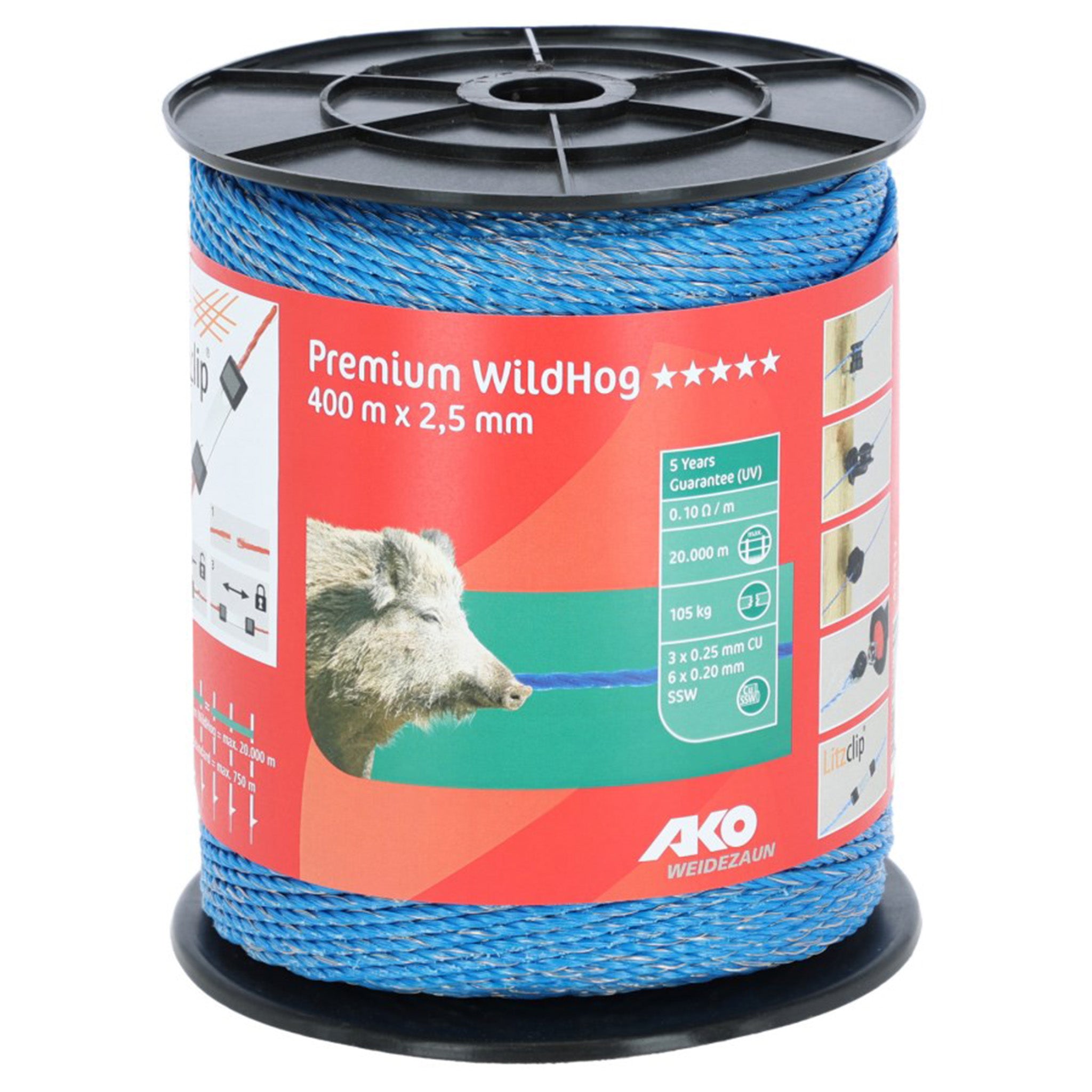 WildHog Premium Litze 400m