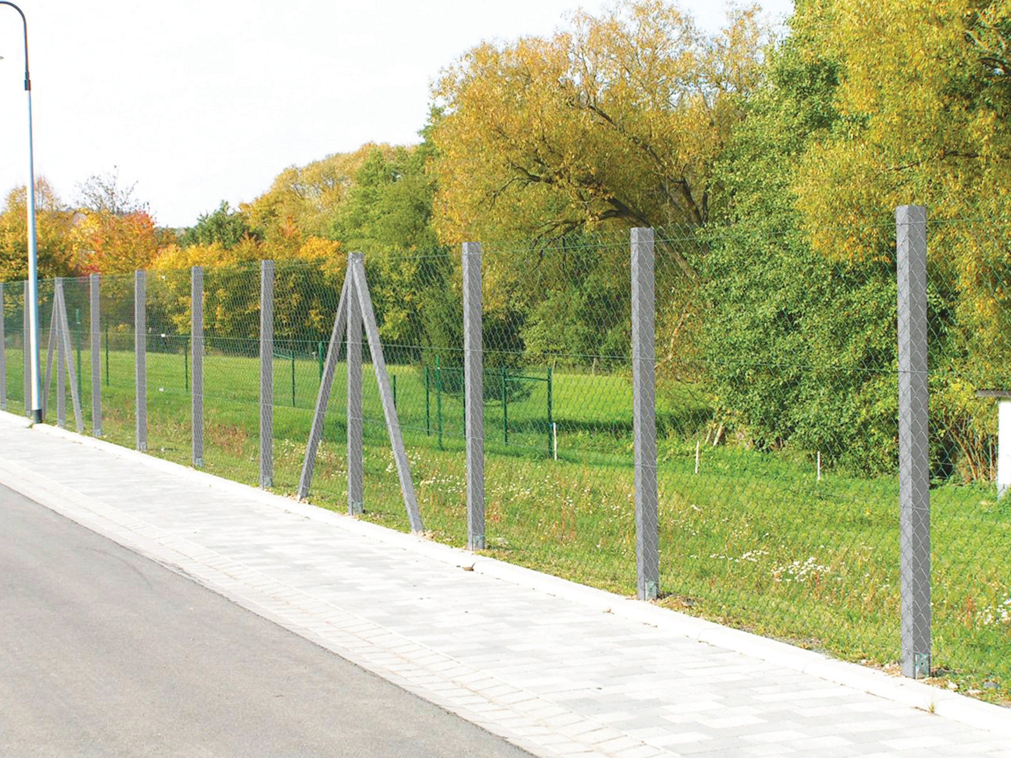 7x7cm Vierkant ReKu-Pfahl Recyclingpfahl